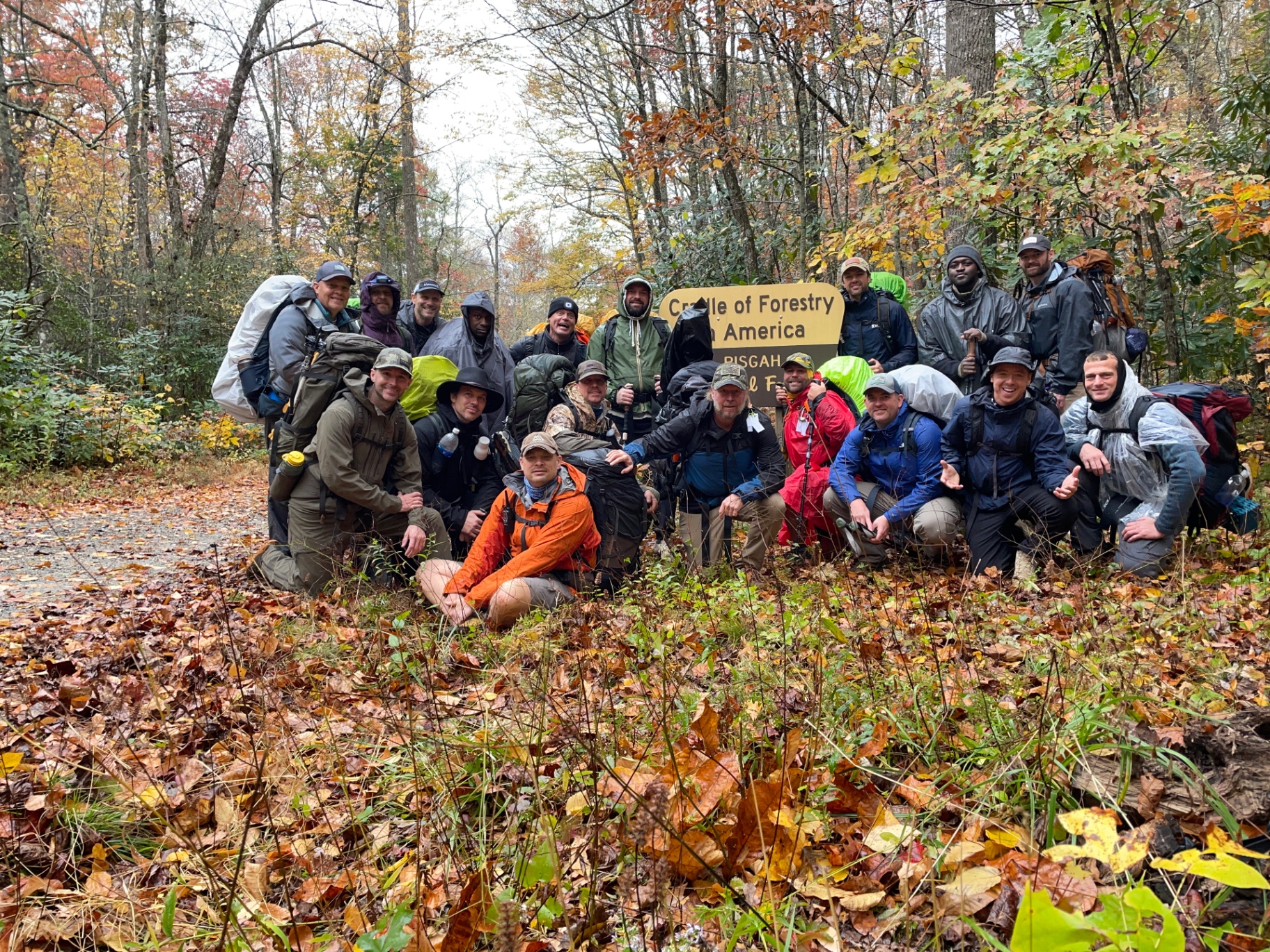 The whole team at Cradle of Forestry