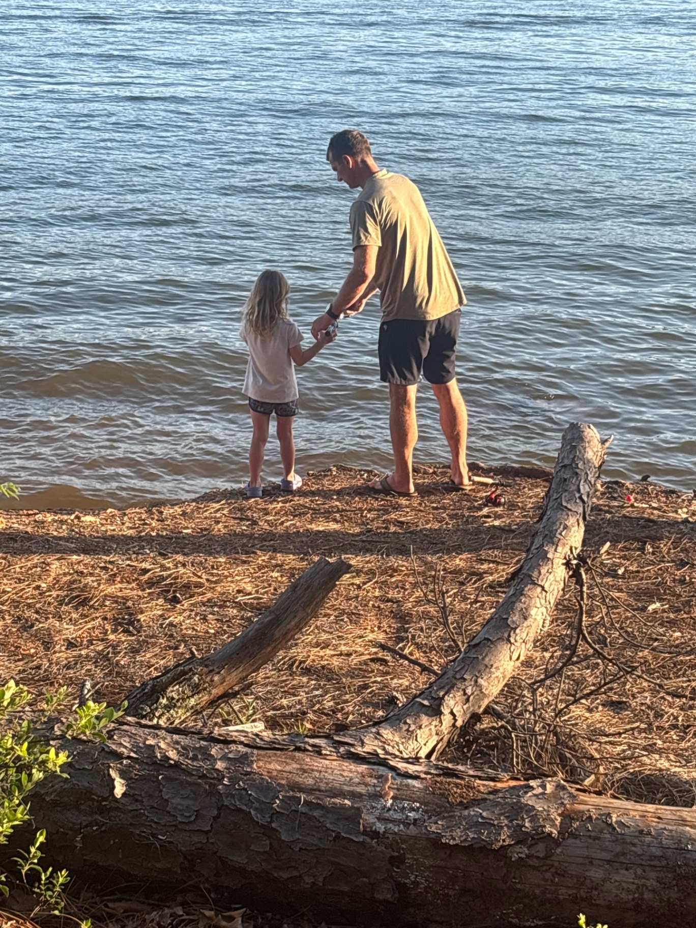 Fishing at the lake