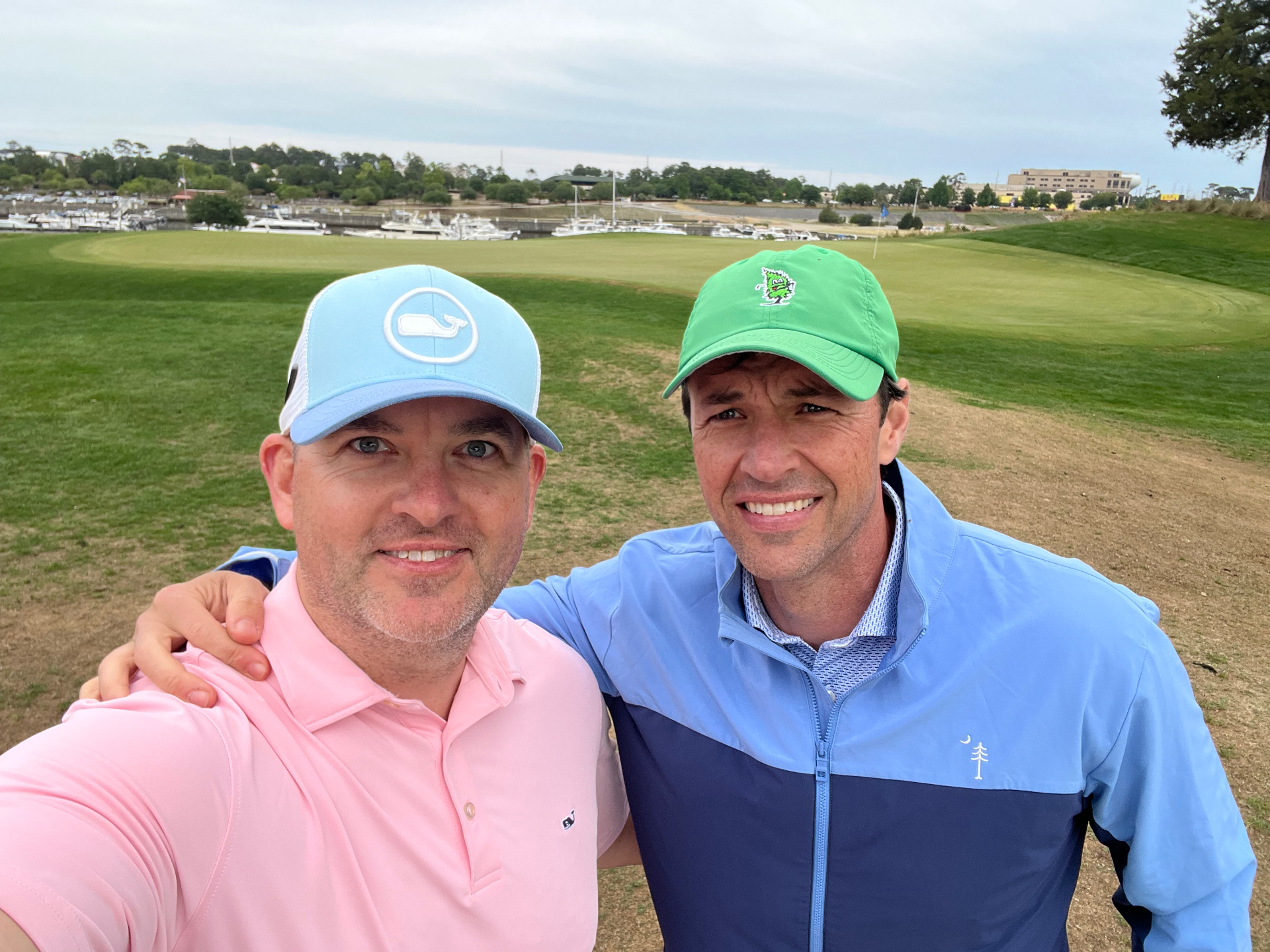 Out on the course